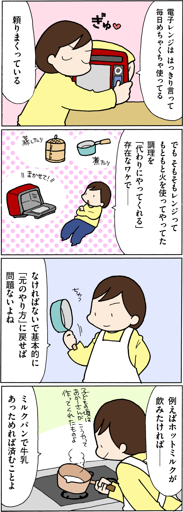 電気なし生活電子レンジ編１